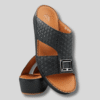 mentor-men-sandals-uae-black نعال رجالي مينتور اماراتي جلد طبيعي كامل
