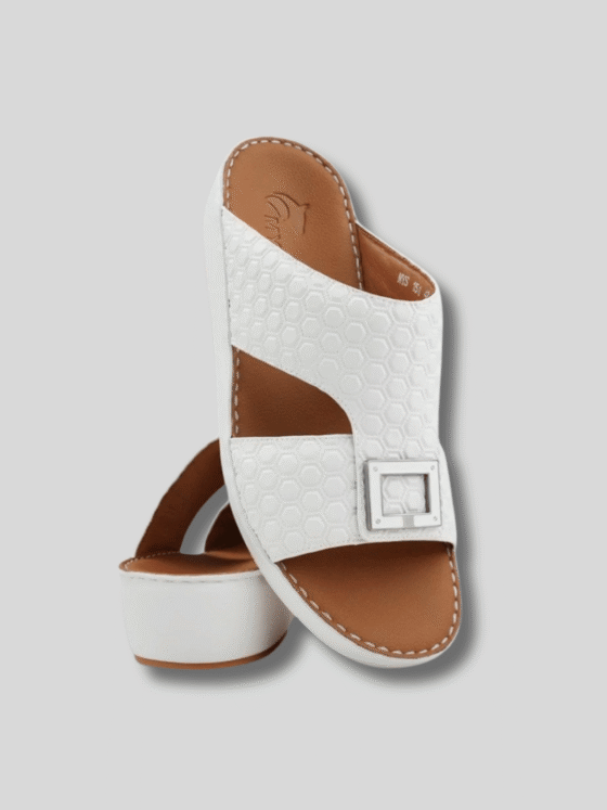 mentor-men-sandals-uae-white نعال مينتور