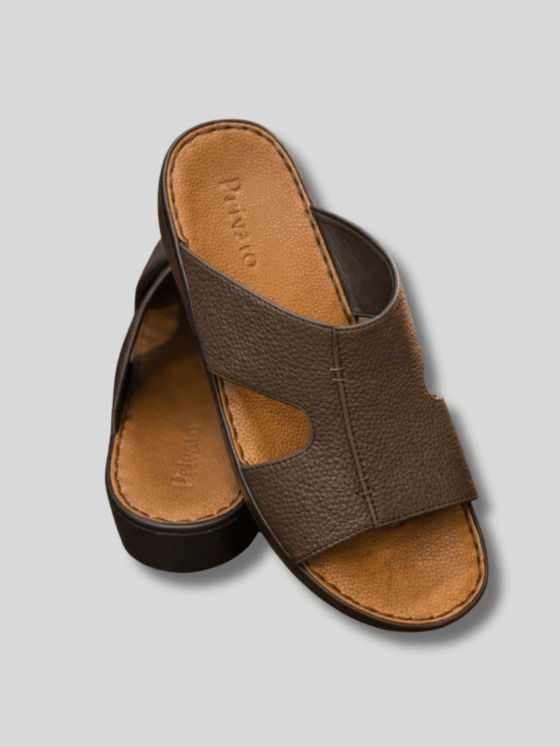 privato-men-sandals-brown (2) نعال برايفتو