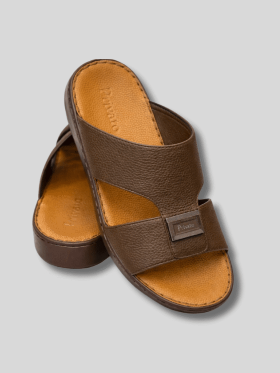 privato-men-sandals-brown نعال برايفتو